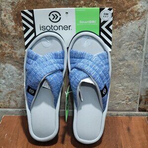 Isotoner Active SmartDRI Slippers Sapphire Size 6.5-7